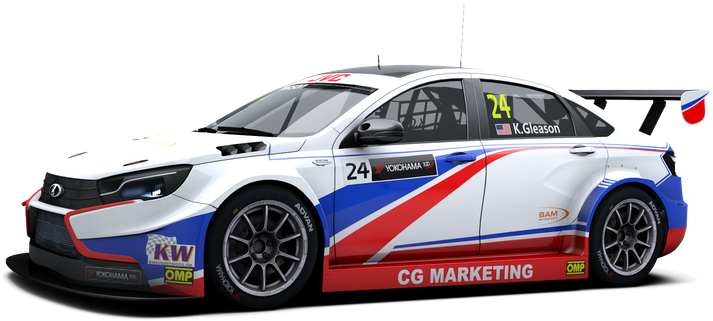 Lada Vesta Wtcc 2017 (790x395), Png Download