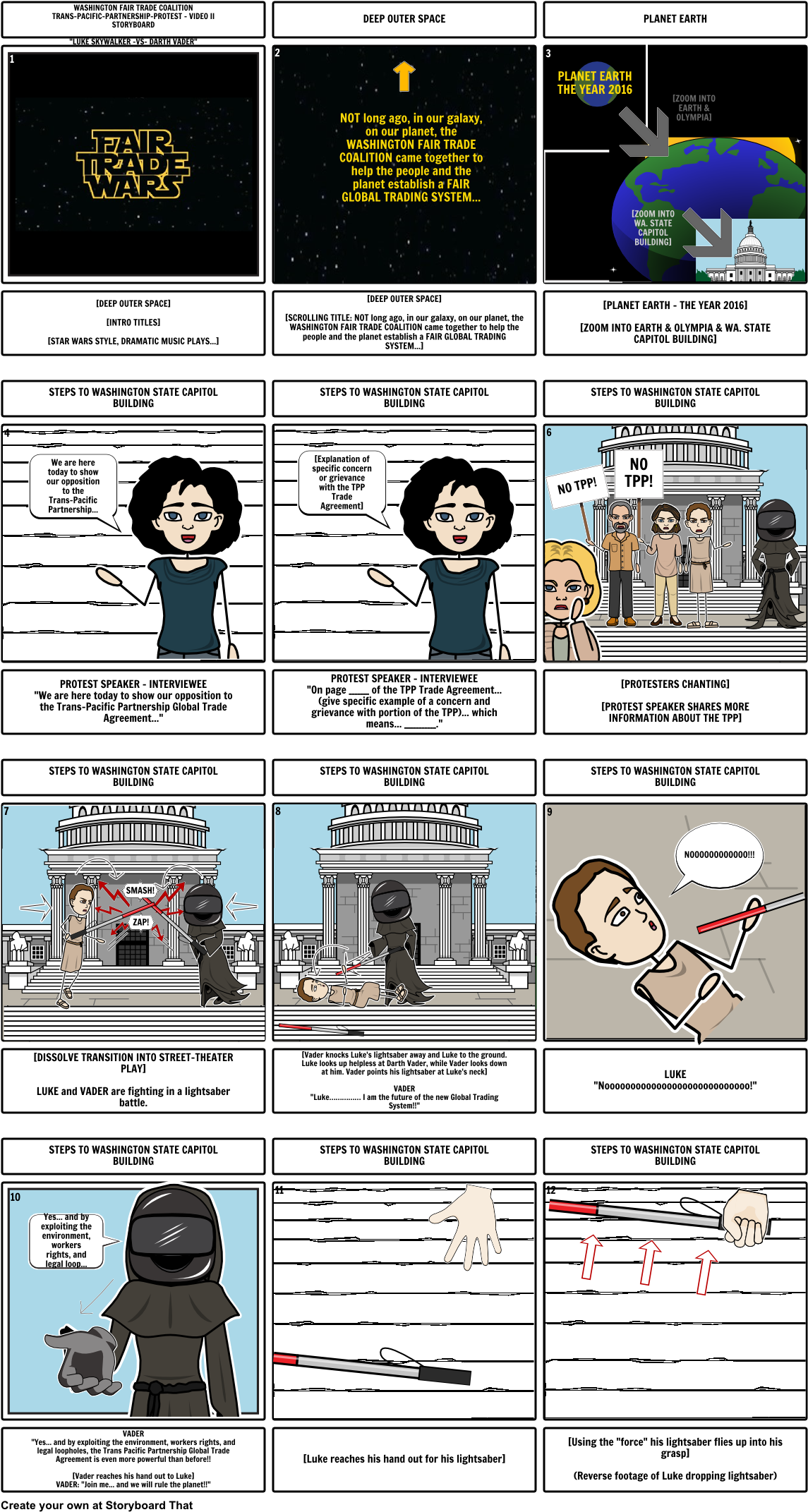 Tpp Protest Video 2 A - Comics (1164x2160), Png Download