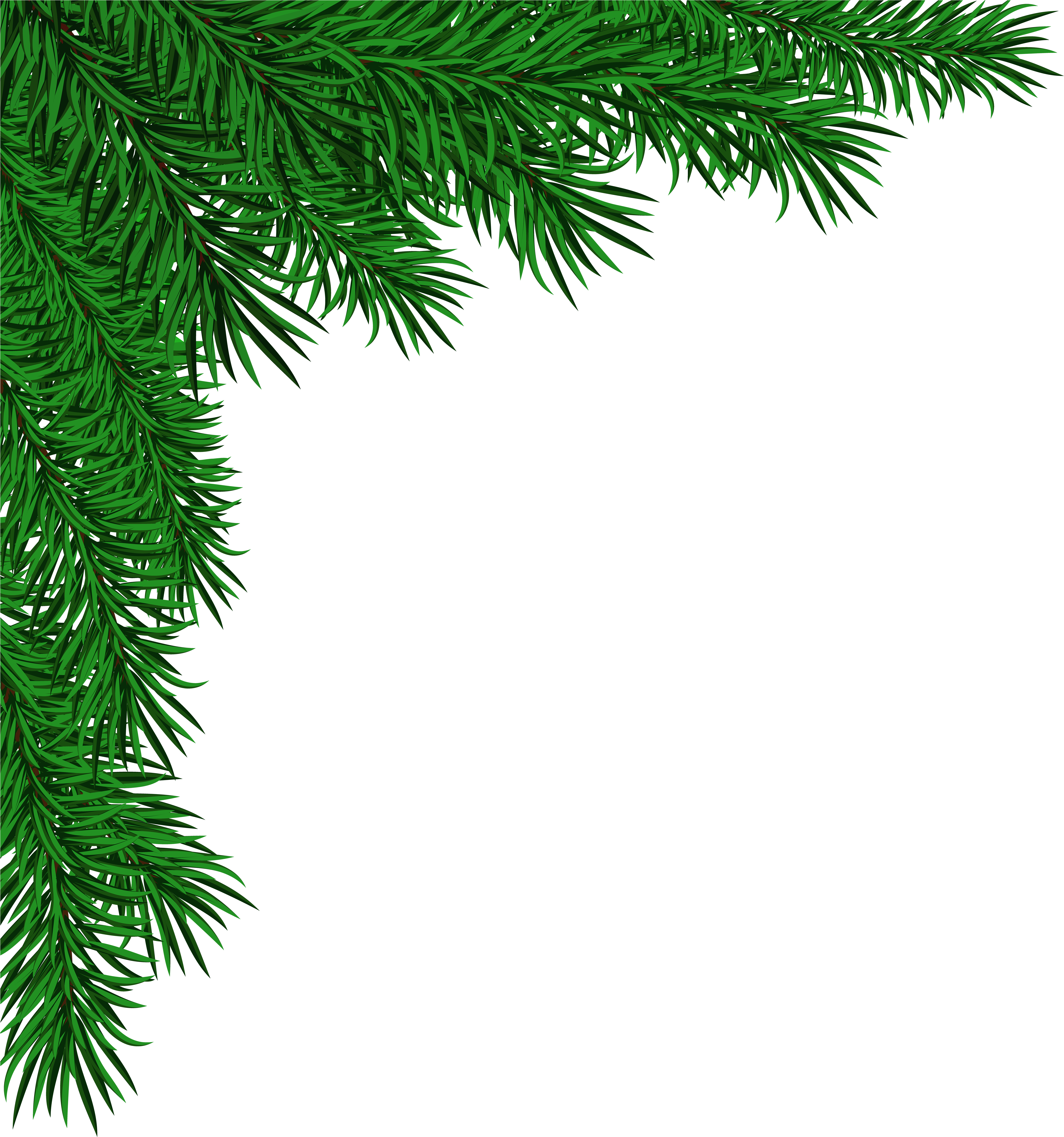 Christmas Corner Png (5640x6000), Png Download