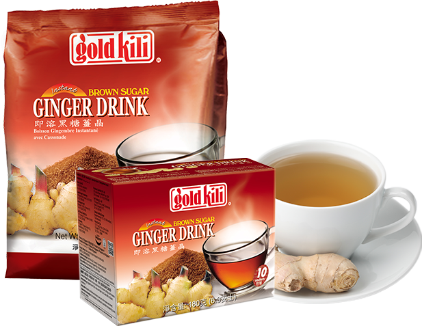 Instant Brown Sugar Ginger Drink - Gold Kili Brown Sugar Ginger Drink, 6.35 Oz (617x477), Png Download