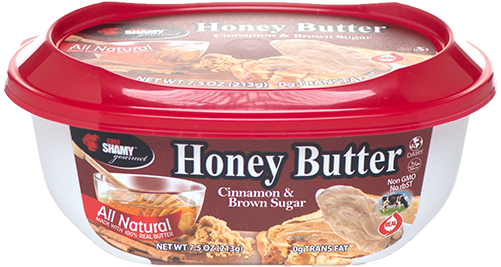 Perfect For Pastries, Try Cinnamon Brown Sugar Honey - Chef Shamy Butter, Honey, Cinnamon & Brown Sugar (500x273), Png Download