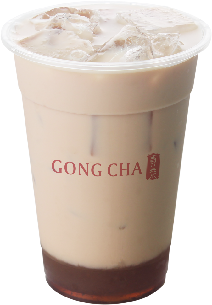 Brown Sugar Ginger Milk Tea - Gong Cha Caramel Milk Tea (716x1024), Png Download