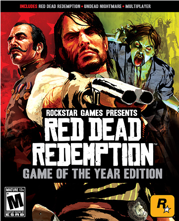 Rockstar Games Announced That The Red Dead Redemption - Game Red Dead Redemption Game Of The Year Xbox 360 (640x445), Png Download