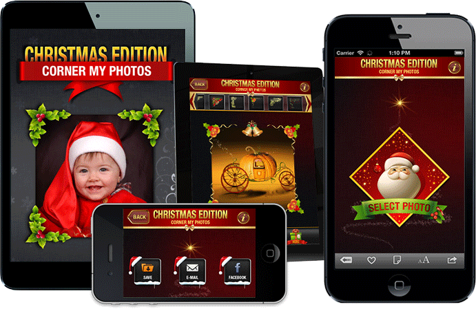 Corner My Photos Christmas Edition Hd Free Edit, Adjust, - Rossini, G.: La Cenerentola Cd (691x449), Png Download