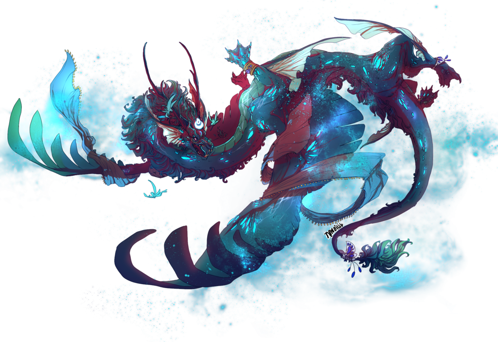 Abyss Wings By Ravoilie On Deviantart Fantasy Dragon, - Illustration (1024x703), Png Download