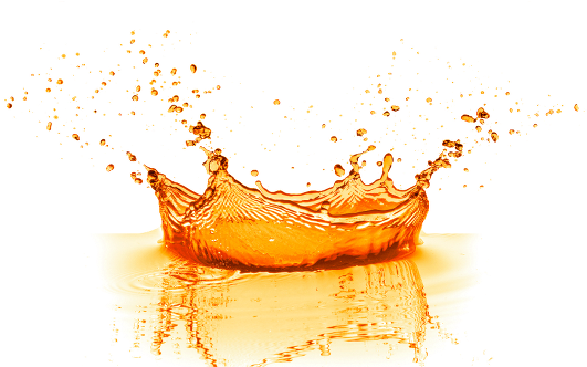Orange Juice Psd68367 Bigstock Orange Juice Splash - Soft Drinks Splash (540x331), Png Download