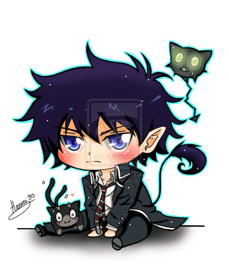 Okumura Rin By Hanani90-d3dwwfv - Okumura Rin Chibi (800x963), Png Download