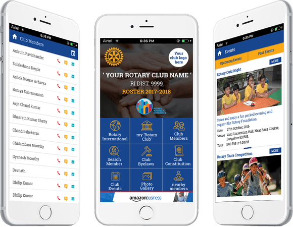 Android Ios App For Rotary - Bengaluru (580x450), Png Download