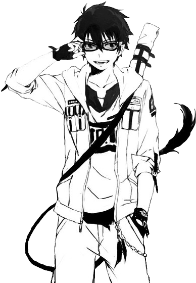 Renzou Has An Obvious Interest In Rin, And Some Ulterior - Blue Exorcist Rin Manga (500x603), Png Download