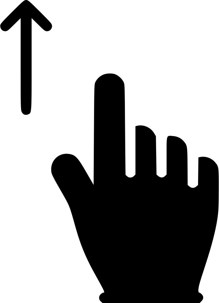 Download Swipe Up - - Finger - Full Size PNG Image - PNGkit