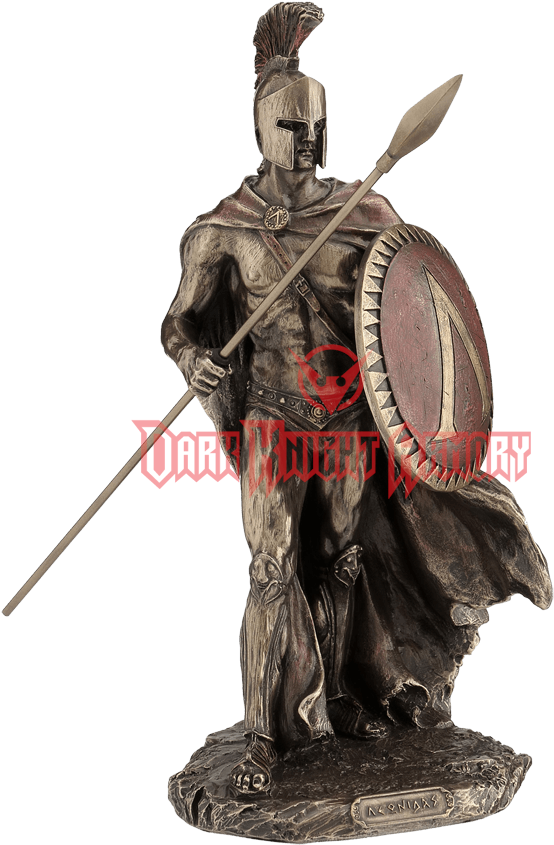 Leonidas With Spear Statue - Spartan Statue (850x850), Png Download