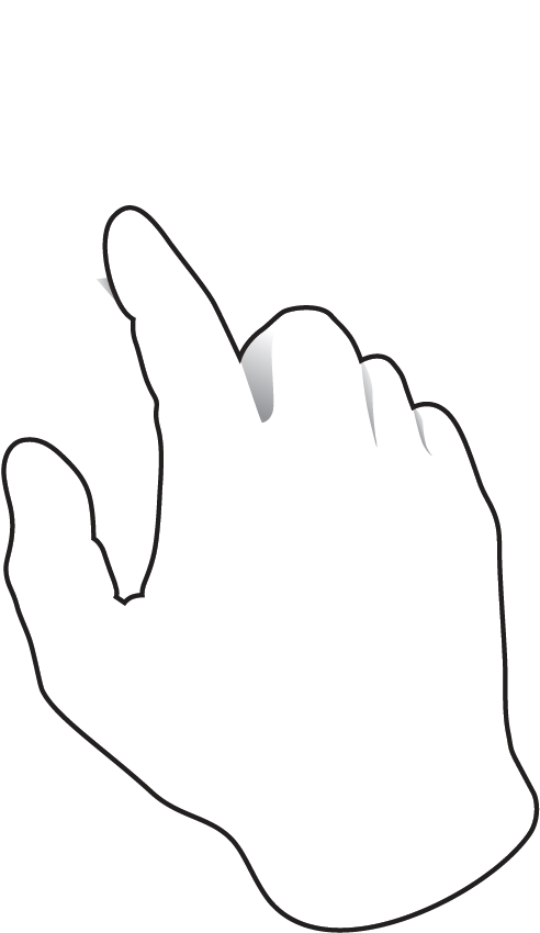 Swipe Up And Down To Tilt - Swipe Up Down Gesture (500x856), Png Download