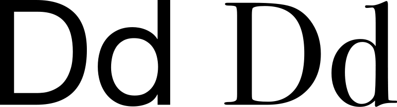 Latin Alphabet Dd - Alphabet Dd (800x217), Png Download