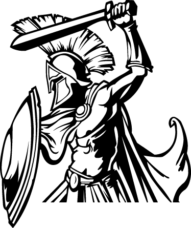 300 Leonidas Wall Sticker - Rome (374x445), Png Download