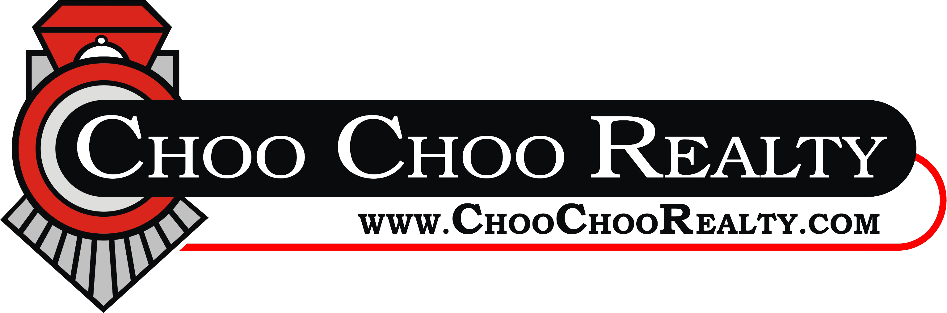 Choo Choo Realty (3066x1014), Png Download