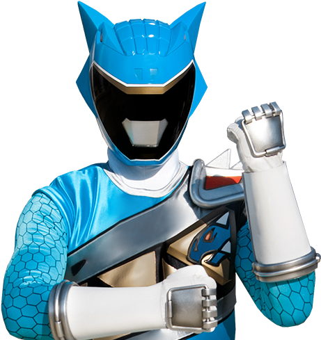 Http - Power Ranger Dino Charge Aqua (510x490), Png Download