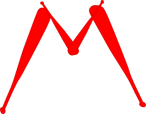 Baseball Bat M (600x468), Png Download