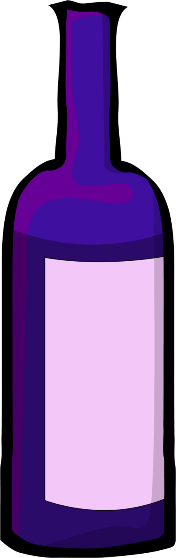 Food Clipart Wine Bottle Clipart Gallery ~ Free Clipart - Clip Art (600x1898), Png Download