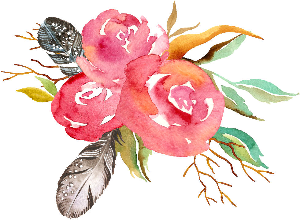 Wine Red Flower Cluster Transparent Decorative - Dreamcatcher (1024x720), Png Download