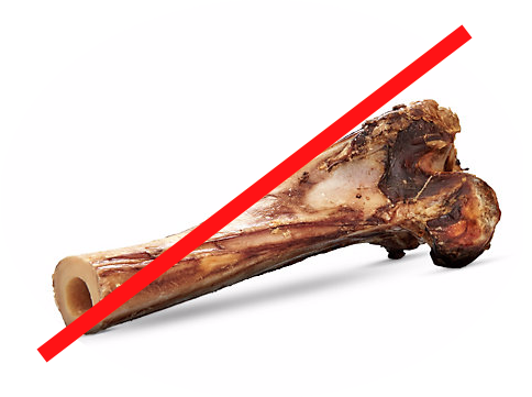 Dog Toys To Avoid - American Prime Cuts Beef Tibia Knuckle Dog Bone, 1.5 (484x361), Png Download