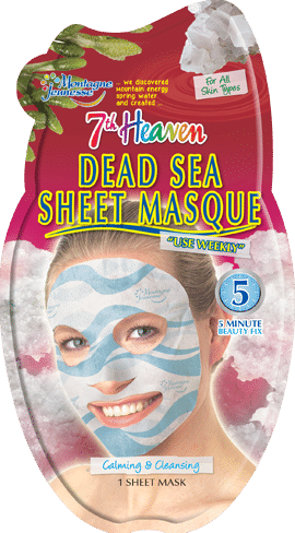 Dead Sea Sheet Mask - Dead Sea Face Mask 7 Heaven (270x488), Png Download