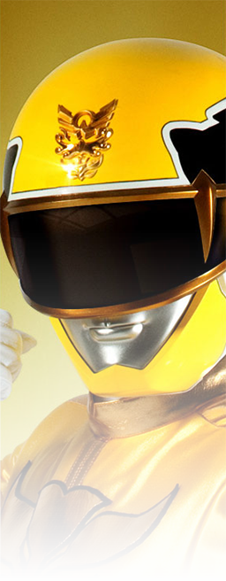Powerrangers Character Yellow Powerrangers - Power Rangers Super Mega Force Image Photo Cake Topper (256x656), Png Download