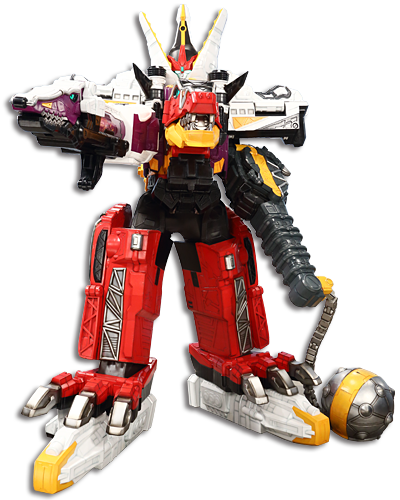 Plesio Charge Megazord - Power Rangers Super Dino Charge Plesio Zord (400x500), Png Download