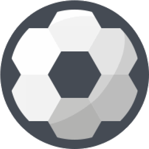Soccer Ball Outline - Hand (640x480), Png Download