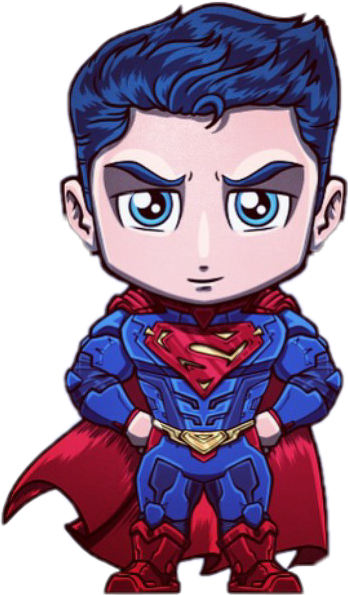 Superman Chibi Henrycavill Dc By Lord Mesa - Lord Mesa Superman (348x595), Png Download