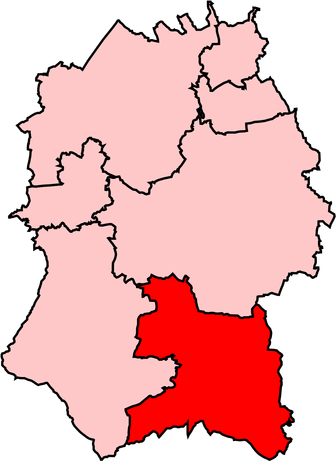 Salisbury Constituency Map (1200x1626), Png Download
