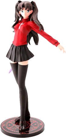Fate Stay Night On Rin Tohsaka Fate Stay Night Kaiyodo - Mon Sieur Bome Saber Figure (300x450), Png Download