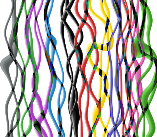 Abstract Lines Free Transparent (500x436), Png Download