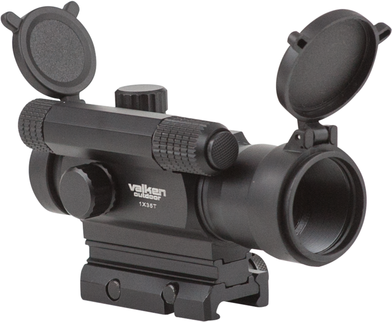 Valken Optics Tactical 35mm Red Dot Sight - Red Dot Sight (1250x1250), Png Download