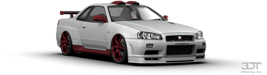 Nissan Skyline Gt-r Coupe 2002 Tuning - Nissan Skyline 2002 Tunado (1004x373), Png Download