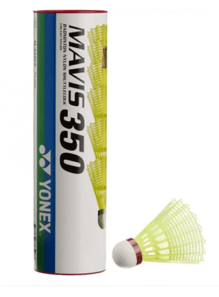 Yonex Mavis 350 Nylon Shuttlecock Red Cap - Yonex Mavis 350 Nylon Shuttlecock (600x600), Png Download