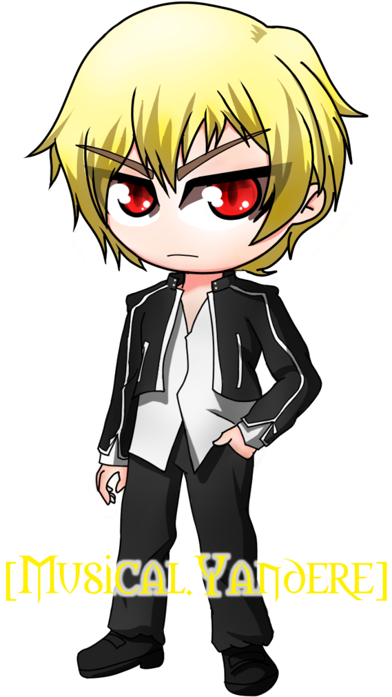 Fan Art Fate Stay Night Chibi Gilgamesh Musicalyandere - Digital Art (676x1183), Png Download