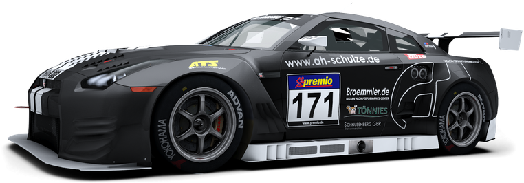 Nissan Gt-r Gt3 - Nissan Gt-r (790x395), Png Download