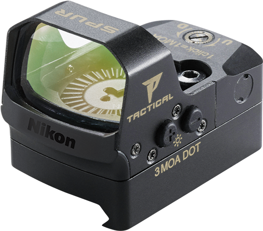 Nikon P-tactical Spur Reflex Holographic Red Dot Sight - Nikon P Tactical Spur Reflex Sight (700x595), Png Download