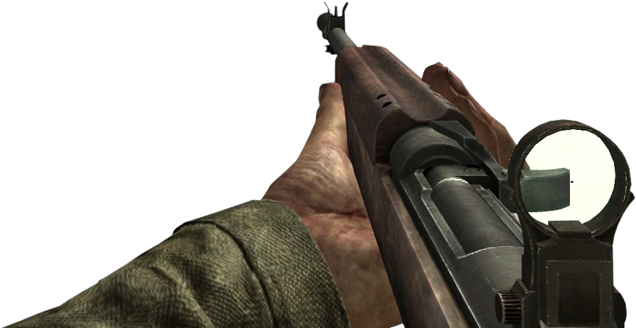 View Samegoogleiqdbsaucenao M1a1 Carbine Aperture Sight - World At War Red Dot Sight (977x472), Png Download