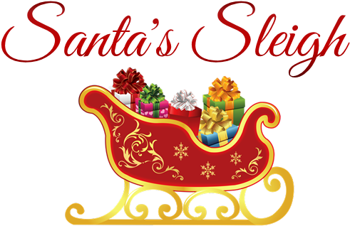 Santa's Sleigh - Free Derry Murals (750x350), Png Download