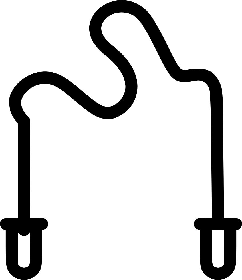 Jump Rope Comments - Rope Icon (846x980), Png Download