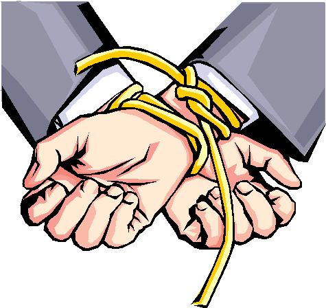 Hand Tied - Tied Up Idiom (478x455), Png Download