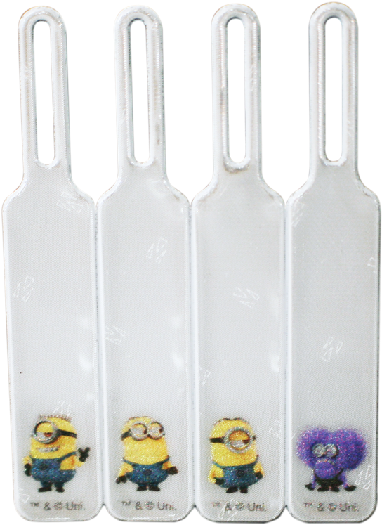 Reflective Zip Puller - Minions (800x800), Png Download