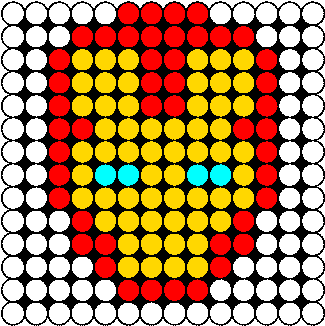 Iron Man Face Charm Perler Bead Pattern / Bead Sprite - Bletchley Park (367x370), Png Download
