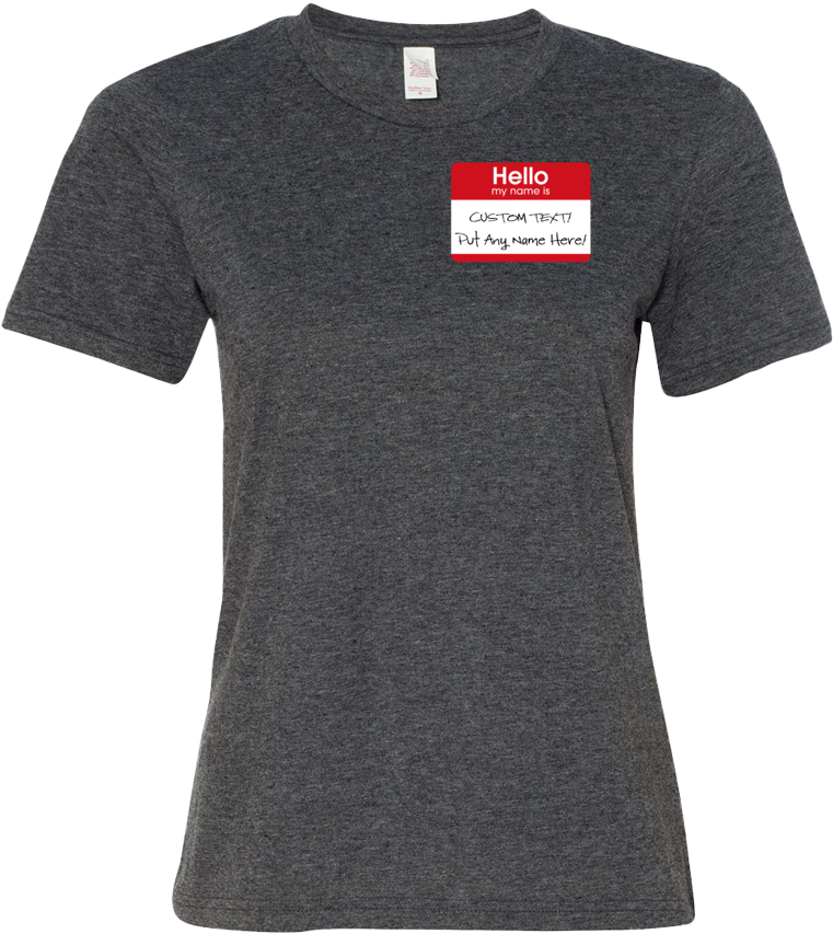 Hello My Name Is Womens T-shirt - T Shirt Women Oxford University (1000x1000), Png Download