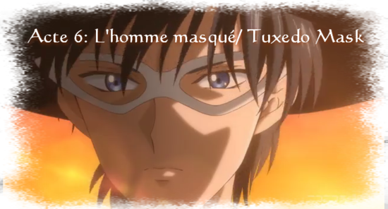 Tandis Que Luna Confie Le Moon Stick Qui Est Une Nouvelle - Tuxedo Mask (550x296), Png Download