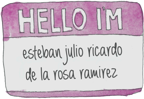 Who Remembers Him - Hello My Name Is Transparent (500x369), Png Download