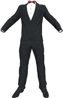Tuxedo (300x411), Png Download