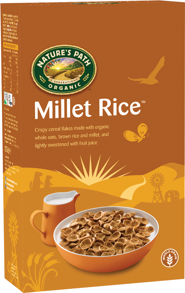 Millet Rice Flakes - Nature's Path Organic Toaster Pastries, Blueberry - (720x960), Png Download