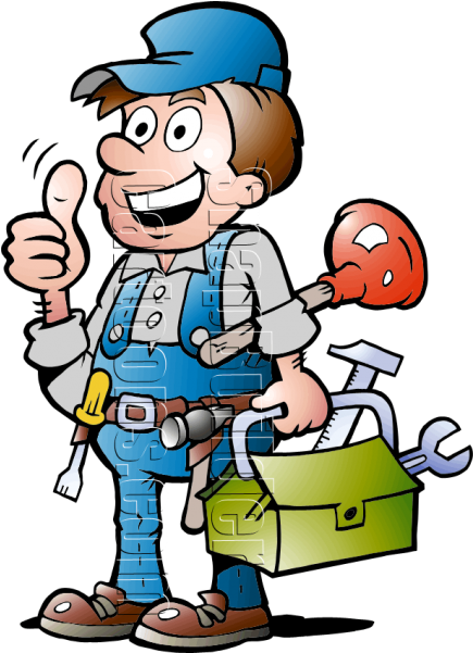 Fontanero Dibujo (600x600), Png Download